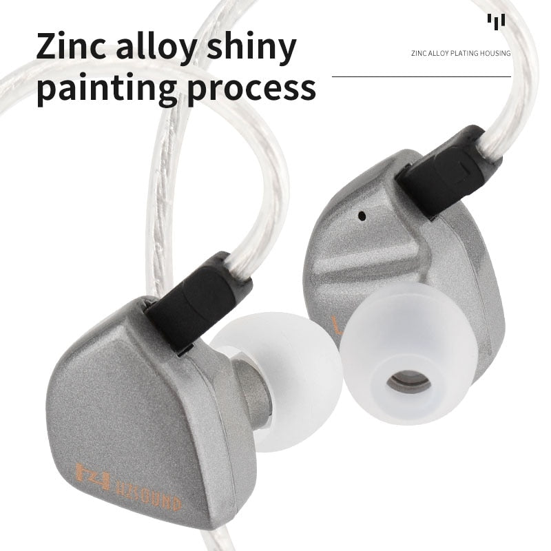 HZSOUND Heart Mirror Zero Diaphragm In - ear With MIC Earphone - The HiFi Cat