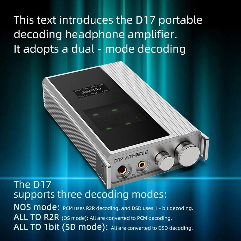 iBasso D17 ATHERIS R2R+1bit Dual Discrete Headphone Amplifier - The HiFi Cat