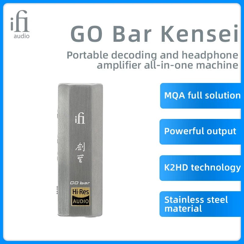 iFi GO bar Kensei Portable DAC &amp; Headphone Amplifier - The HiFi Cat