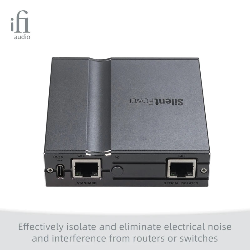 iFi LAN iPURIFIER PRO Optical Isolation Ethernet Noise Filter - The HiFi Cat