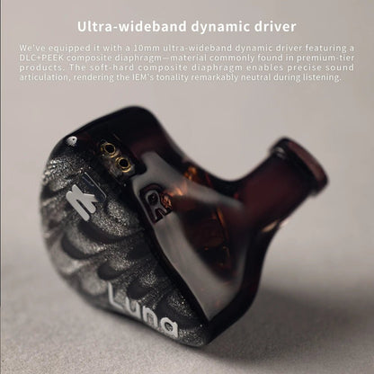 INTUAURA Balance HIFI Wired In - ear Earphone Ultra - Wideband Dynamic Driver with Silver - Plated 0.78 mm Dual - Pin Detachable Cable - The HiFi Cat