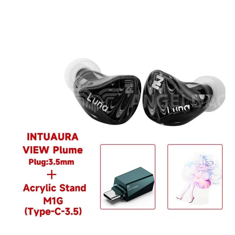 INTUAURA Plume Flagship Dual Cavity Dynamic Unit In - Ear earphone - The HiFi Cat