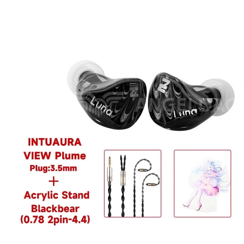 INTUAURA Plume Flagship Dual Cavity Dynamic Unit In - Ear earphone - The HiFi Cat