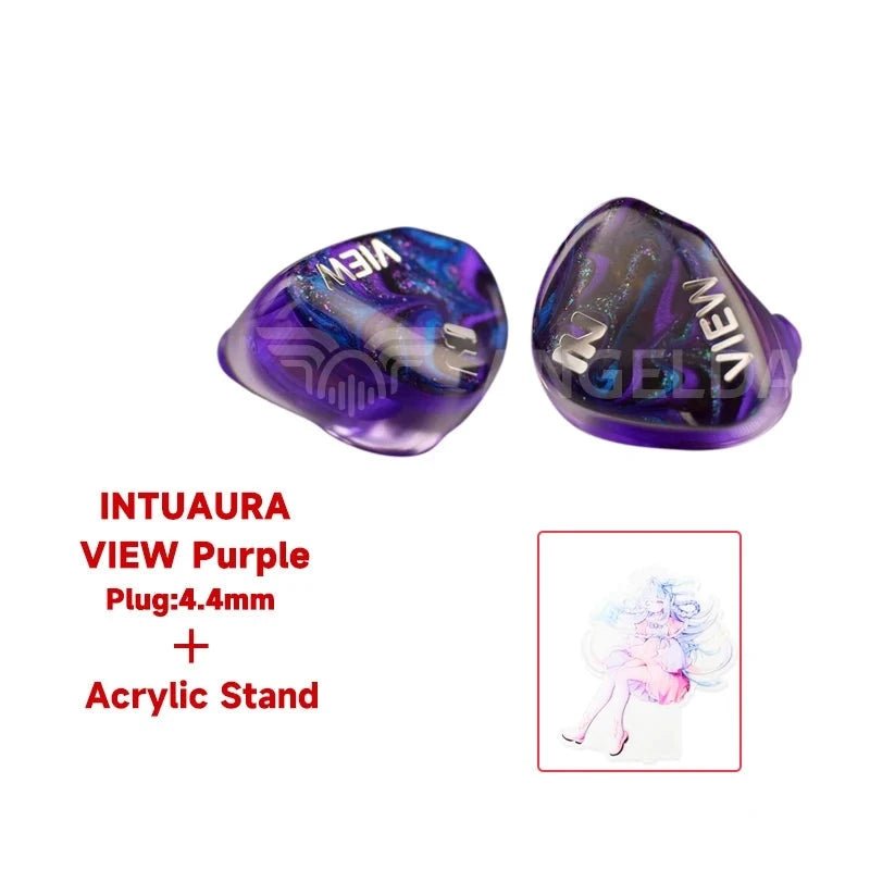 INTUAURA Purple Dynamic Driver Unit In - Ear Monitors Earphone A.W .C.T IEMS - The HiFi Cat