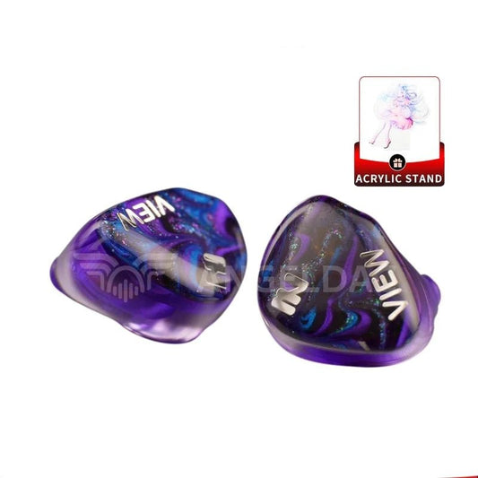 INTUAURA Purple Dynamic Driver Unit In - Ear Monitors Earphone A.W .C.T IEMS - The HiFi Cat