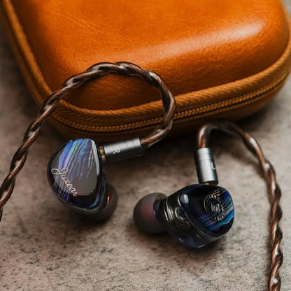 JUZEAR Clear 10mm LCP 1DD HiFi IEMs Dynamic In - Ear Earphone - The HiFi Cat