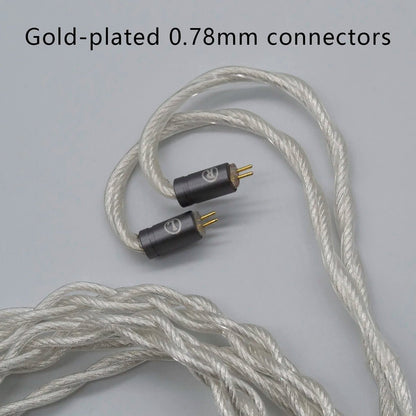 JUZEAR Limpid IEM Cable 4 Core 18 Awg 6N OFC Copper Silver Plated - The HiFi Cat