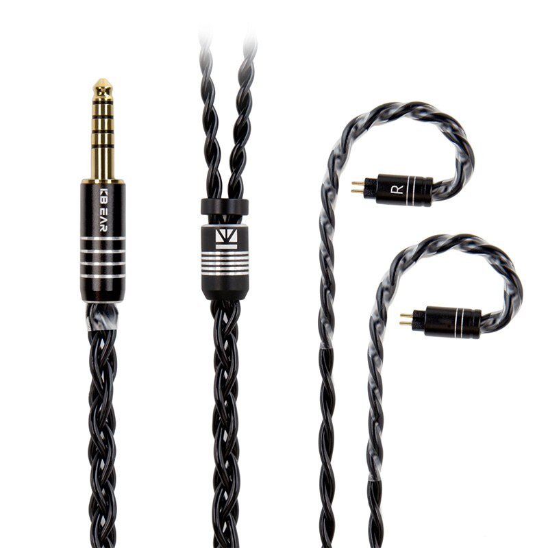 KBEAR Black Blade 4 Core Furukawa C2200 Brass Alloy Upgrade Connector For BLON BL - 01 KS1 IEMS - The HiFi Cat