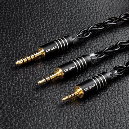 KBEAR Black Blade 4 Core Furukawa C2200 Brass Alloy Upgrade Connector For BLON BL - 01 KS1 IEMS - The HiFi Cat