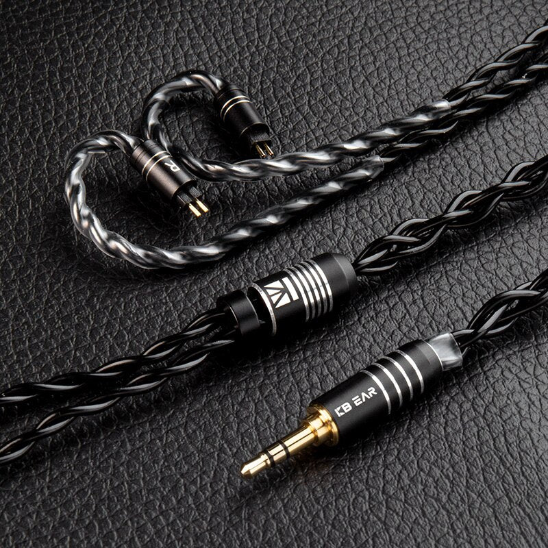 KBEAR Black Blade 4 Core Furukawa C2200 Brass Alloy Upgrade Connector For BLON BL - 01 KS1 IEMS - The HiFi Cat