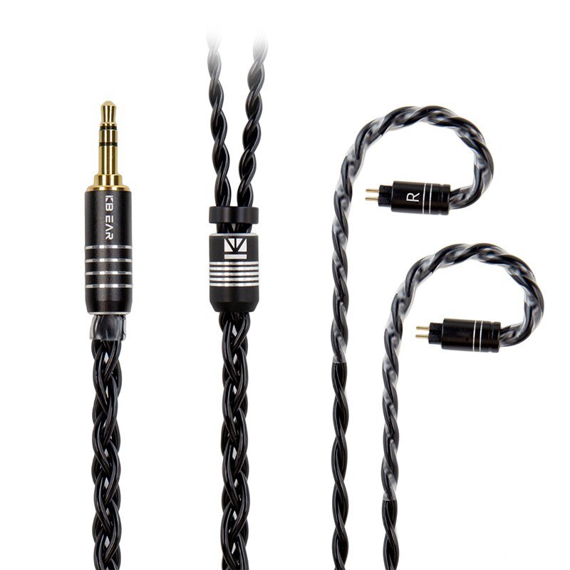 KBEAR Black Blade 4 Core Furukawa C2200 Brass Alloy Upgrade Connector For BLON BL - 01 KS1 IEMS - The HiFi Cat