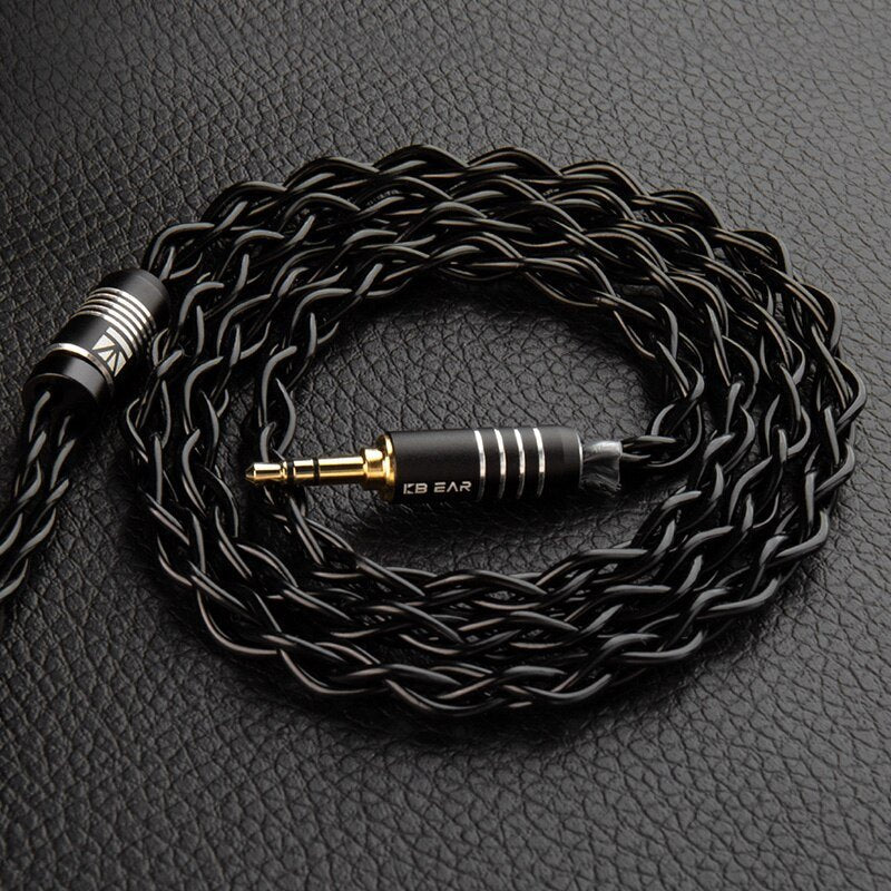 KBEAR Black Blade 4 Core Furukawa C2200 Brass Alloy Upgrade Connector For BLON BL - 01 KS1 IEMS - The HiFi Cat