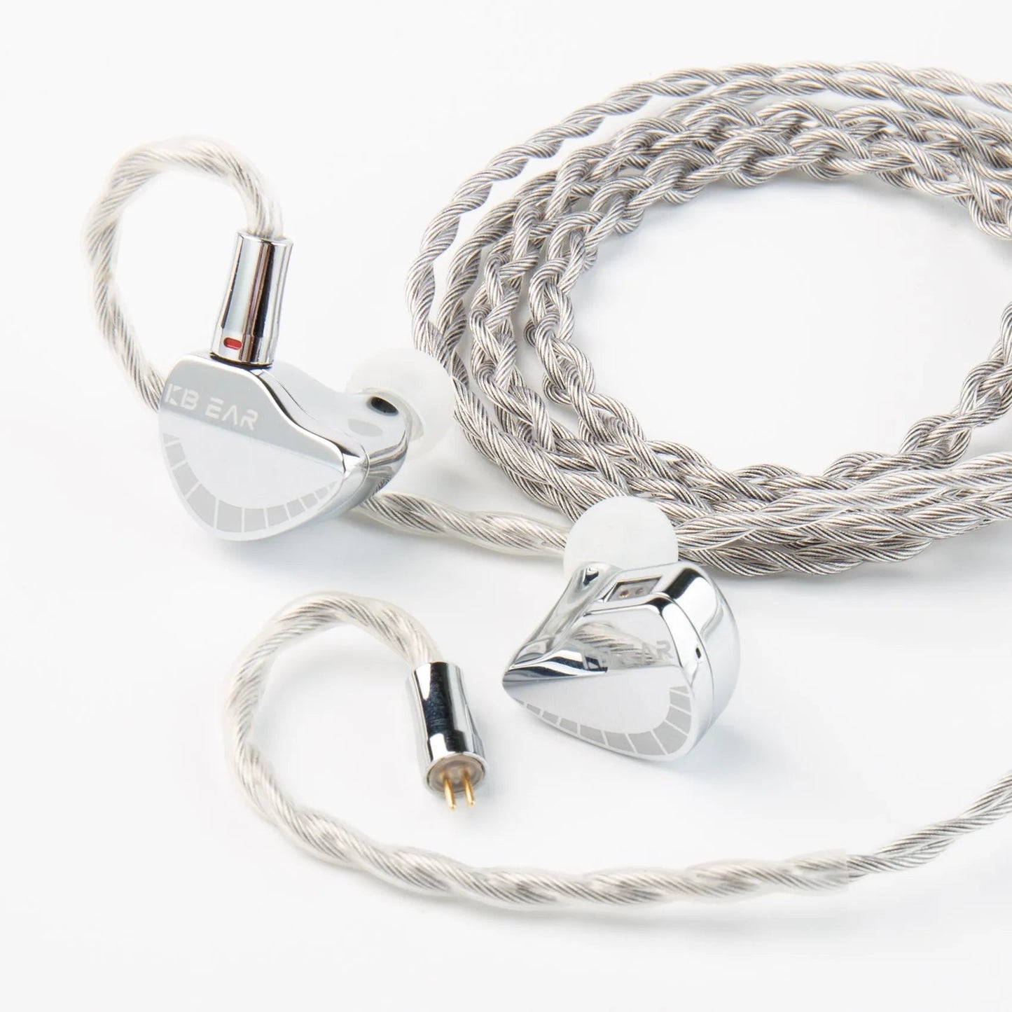 KBEAR Chord 6N Graphene+4N OFC Silver - plated Mixedly Braided Upgrade Cable - The HiFi Cat