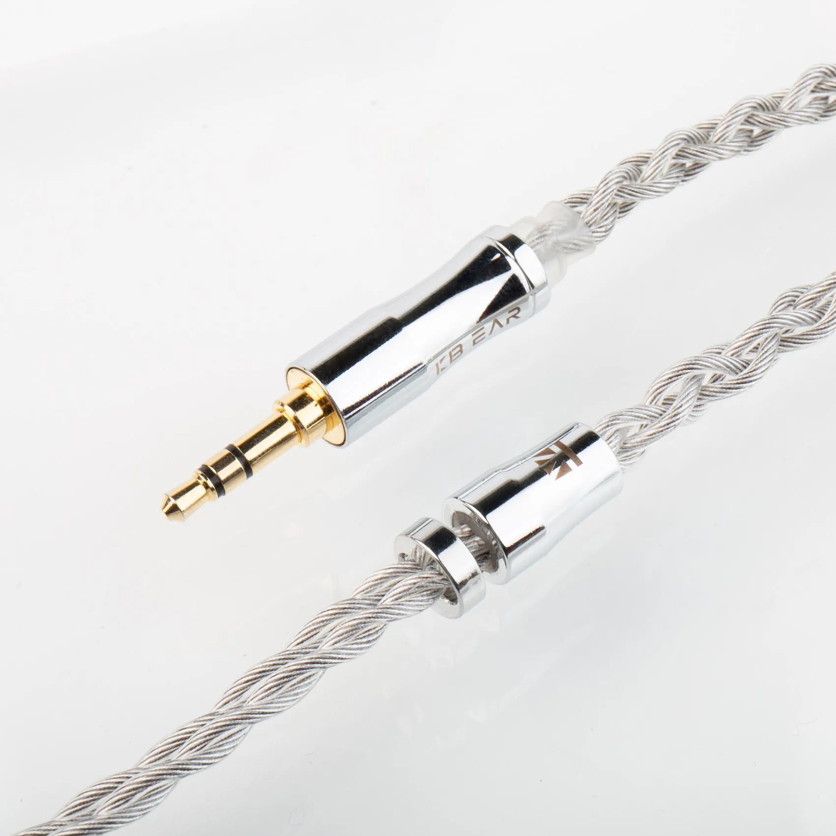 KBEAR Chord 6N Graphene+4N OFC Silver - plated Mixedly Braided Upgrade Cable - The HiFi Cat