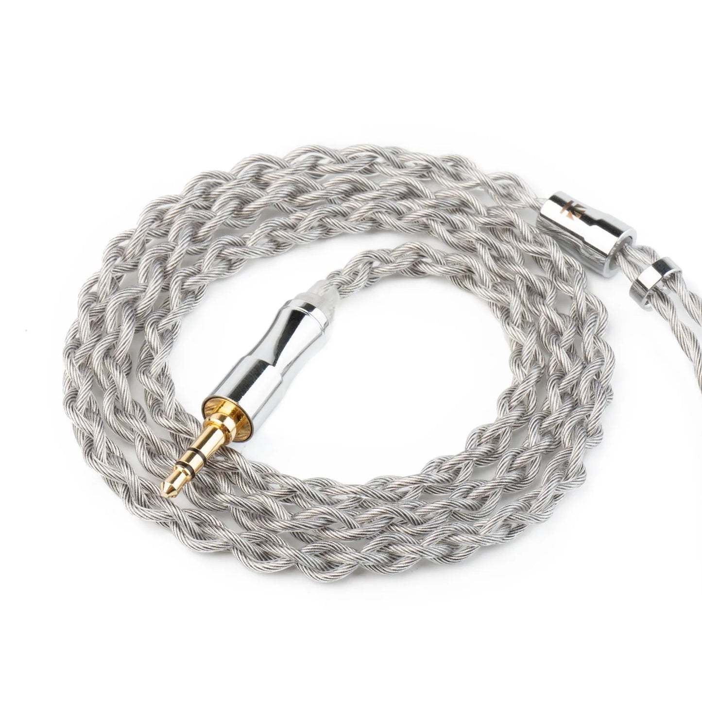 KBEAR Chord 6N Graphene+4N OFC Silver - plated Mixedly Braided Upgrade Cable - The HiFi Cat