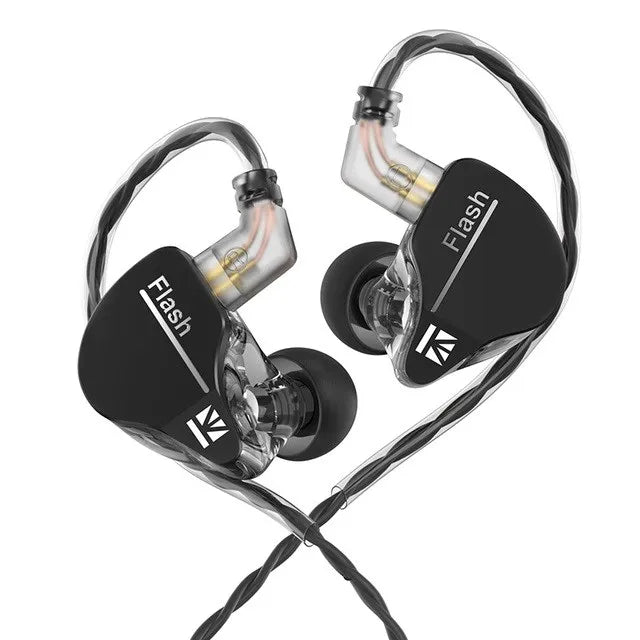 KBEAR Flash Dual Drviers Hybrid In - Ear Monitor Earphones - The HiFi Cat