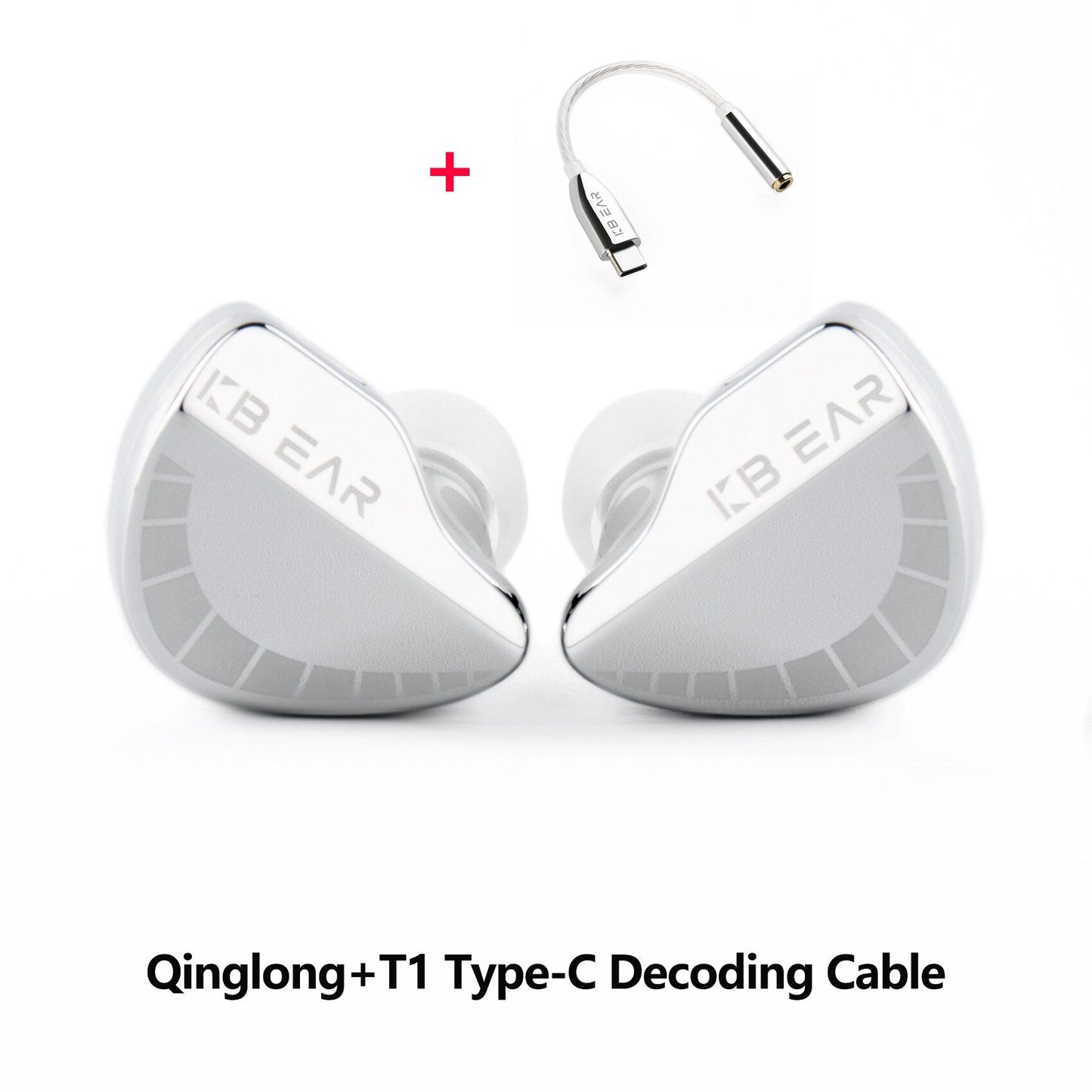 KBEAR Qinglong PU+PEEK Double - layer Composite Diaphragm IEM Metal CNC Earphone 2Pin Wired HiFi Headphone Vocal Music Run Earbud - The HiFi Cat