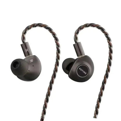 KEFINE Delci 10mm DLC+PU Diaphragm Dynamic Driver Wired IEM Earphones - The HiFi Cat