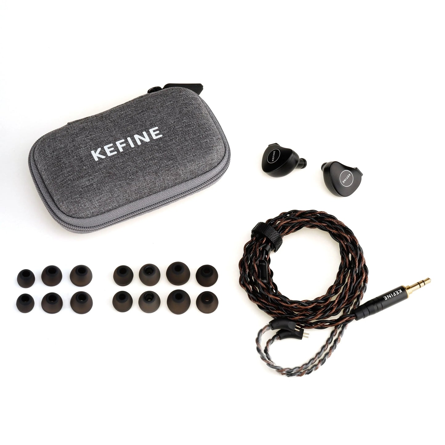 Kefine Klanar 14.5mm Planar Driver IEM Hi - Fi Wired Earphone Earbuds - The HiFi Cat