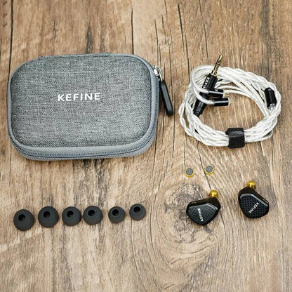 KEFINE Klean 10mm DLC Diaphragm Dynamic Driver Earphones - The HiFi Cat