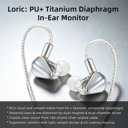 KEFINE Loric IEM | PU+Titanium Diaphragm, Dual-Magnet Dual-Chamber - The HiFi Cat
