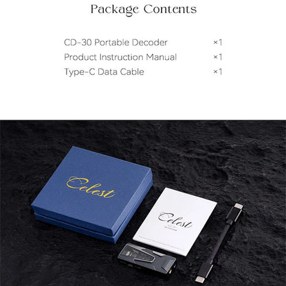 Kinera Celest CD - 30 Portable USB DAC | ES9039Q2M - The HiFi Cat