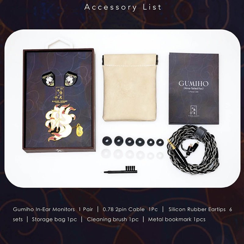 Kinera Celest Gumiho Planar In - Ear Monitor 10mm Square Planar Driver + 1BA Earphone - The HiFi Cat