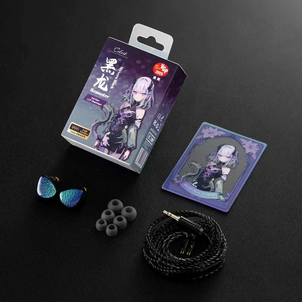 Kinera Celest Wyvern Black Remaster 1DD In - ear Earphone - The HiFi Cat