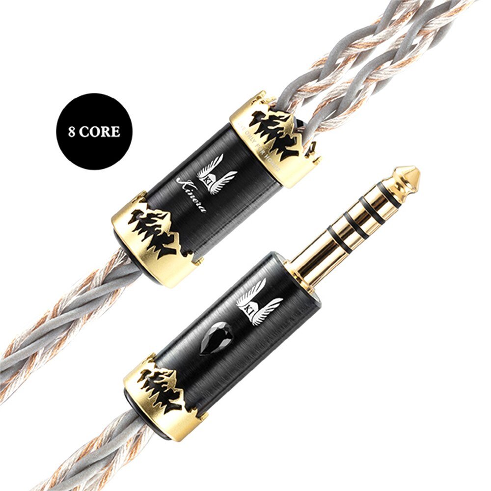 Kinera Crystal of Truth ORLOG Upgrade Earphone Cable UP - OCC 4/8 Core Wire with MMCX/0.78mm 2 plug for Live/Game Music - The HiFi Cat