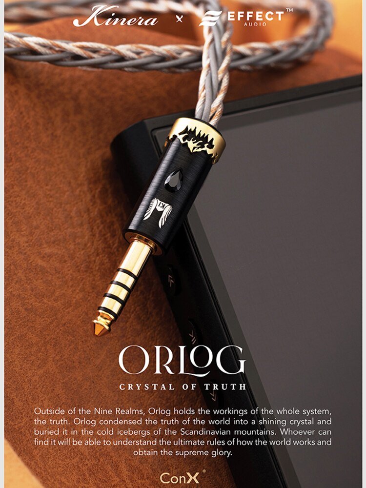 Kinera Crystal of Truth ORLOG Upgrade Earphone Cable UP - OCC 4/8 Core Wire with MMCX/0.78mm 2 plug for Live/Game Music - The HiFi Cat