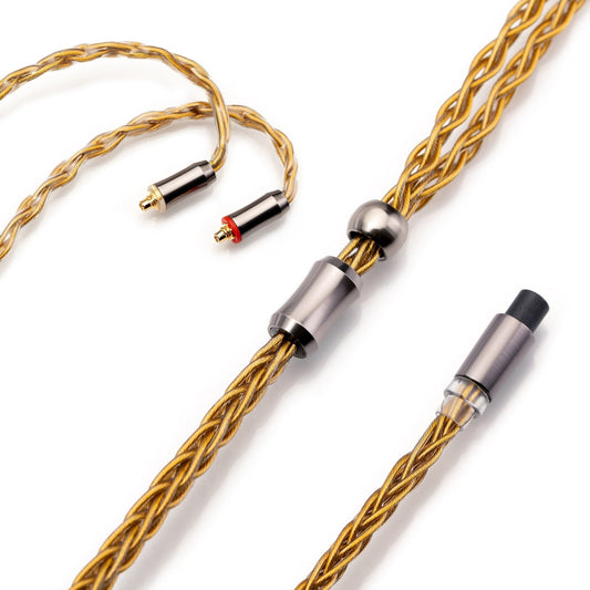 Kinera Gleipnir Modular Upgrade Cable (2.5+3.5+4.4),6N OCC with gold plated, 8 core 3 - dimensional braided,0.78 2pin / MMCX - The HiFi Cat