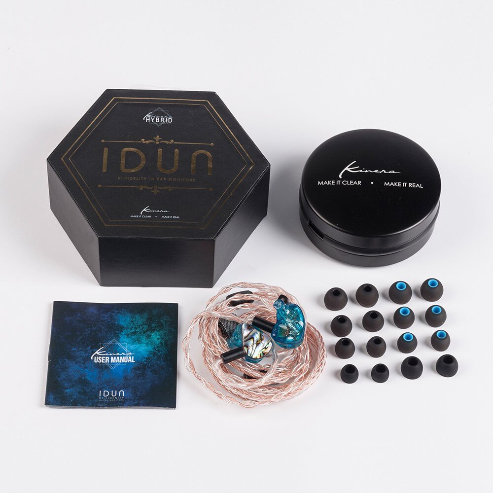 KINERA IDUN In Ear Earphone 2BA+1DD Hybrid 3 Unit IEM - The HiFi Cat