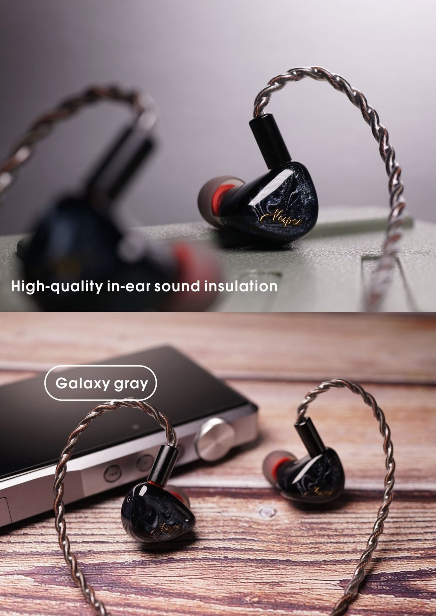 Kinera Original QOA Vesper 1BA+1DD In Ear Earphone Hybrid Driver - The HiFi Cat