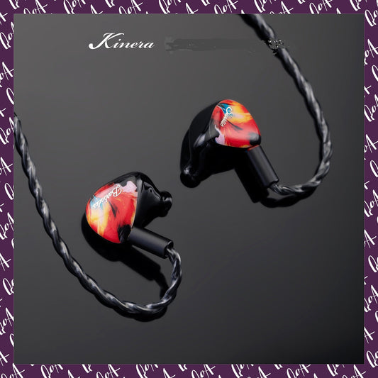 Kinera QOA Barbados Sunrise 3D HIFI Earbuds 1DD+1BA Hybrid IEMs - The HiFi Cat