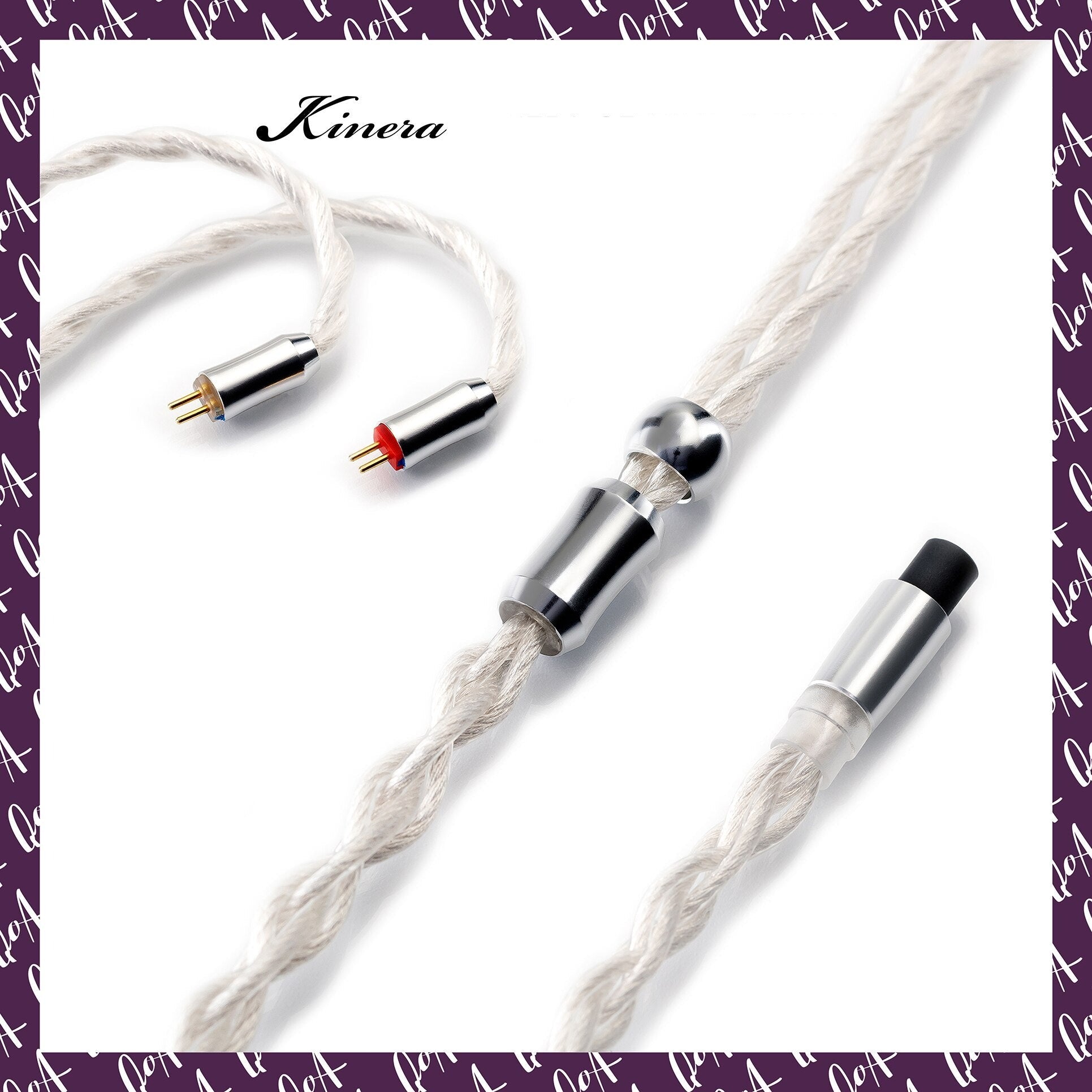 kinera QoA RUM Modular Upgrade Cable (2.5+3.5+4.4), 6N OCC - The HiFi Cat