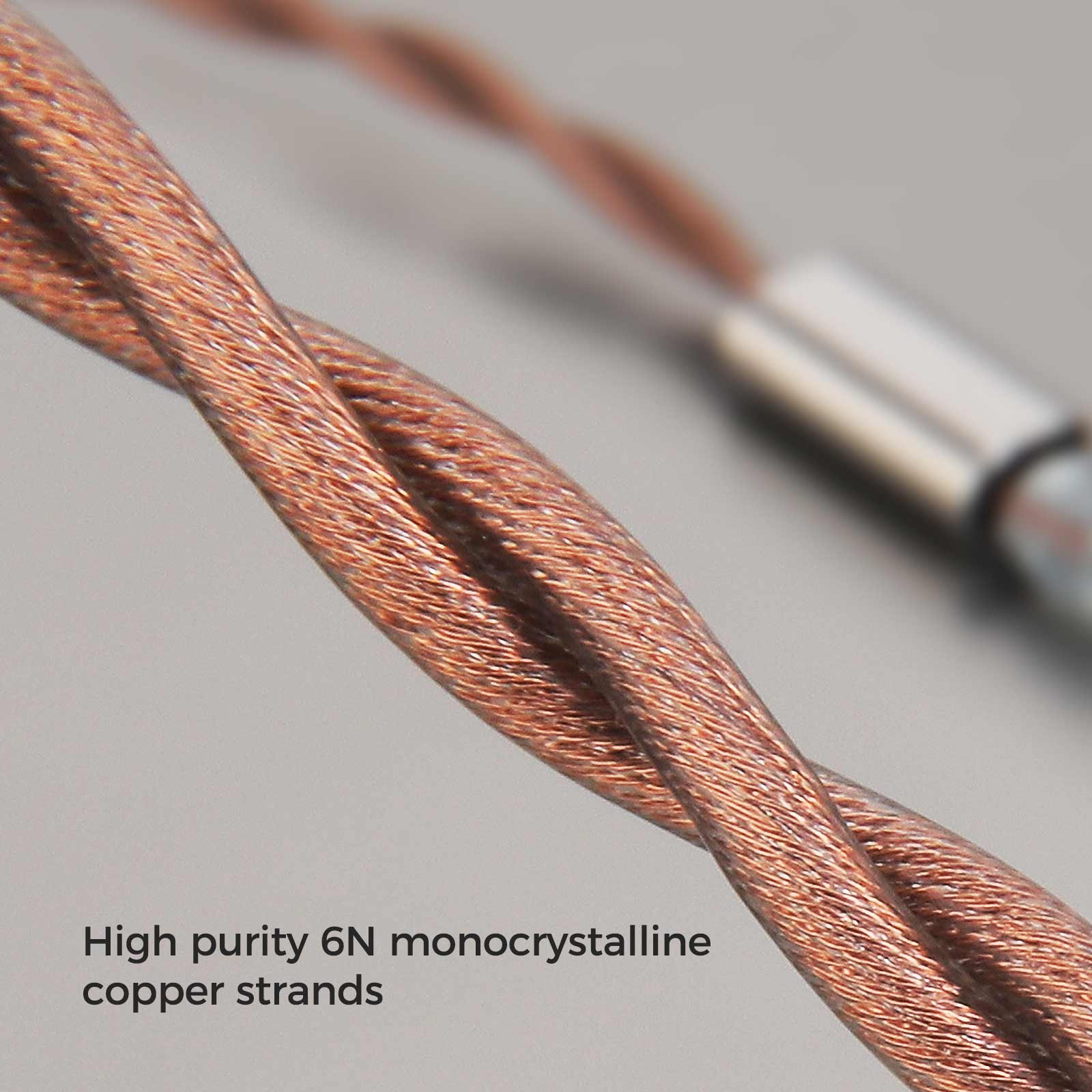 LETSHUOER M3 Earphone Cable 6N Monocrystalline Copper - The HiFi Cat