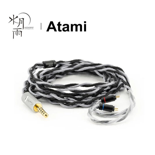 Moondrop Atami 4.4mm Litz Copper - Silver Earphone Upgrade Cable - The HiFi Cat