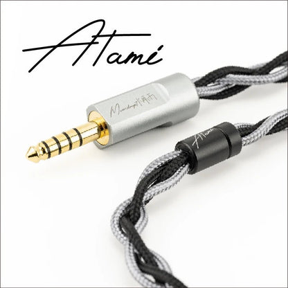 Moondrop Atami 4.4mm Litz Copper - Silver Earphone Upgrade Cable - The HiFi Cat