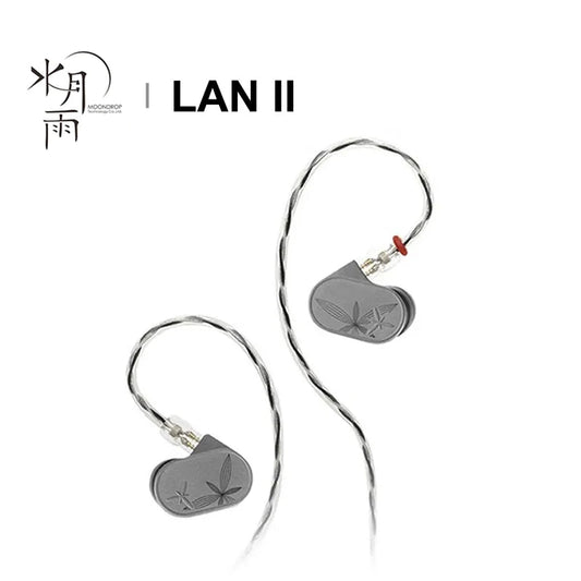 MOONDROP LAN II 1DD Dynamic In - Ear Earphone with 4.4mm+3.5mm Plug - The HiFi Cat