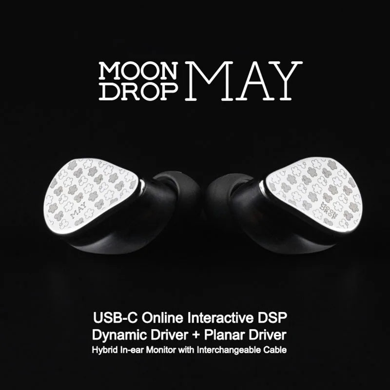 MOONDROP MAY DSP USB - C Online Interactive DSP Hybrid In - Ear Monitors - The HiFi Cat