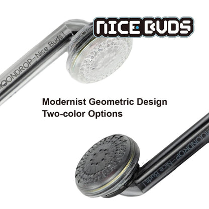 MOONDROP Nice Buds 15.4mm Dynamic Driver Flat - Headed Earphones - The HiFi Cat