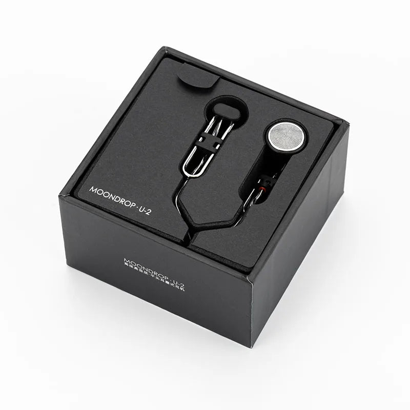 MOONDROP U2 14.8mm Dynamic Driver Flat - Head Earbuds - The HiFi Cat