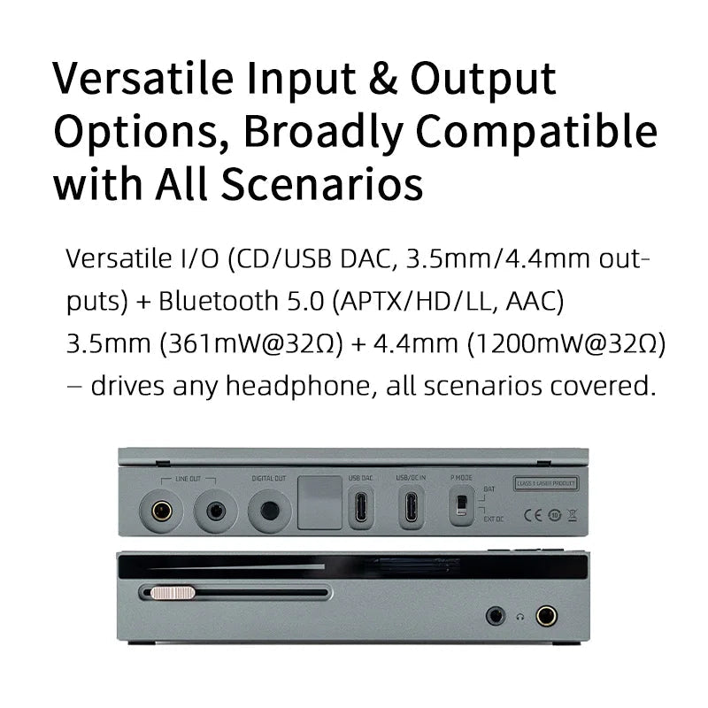 MOONDROP x SHANLING EC ZERO T Crossover Vacuum Tube CD Player - The HiFi Cat