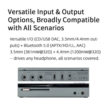 MOONDROP x SHANLING EC ZERO T Crossover Vacuum Tube CD Player - The HiFi Cat