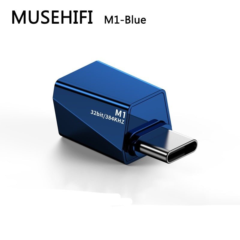 MUSE HIFI M1 Blue NEW 2023 Type - C to 3.5mm Decoding Amp/DAC - The HiFi Cat