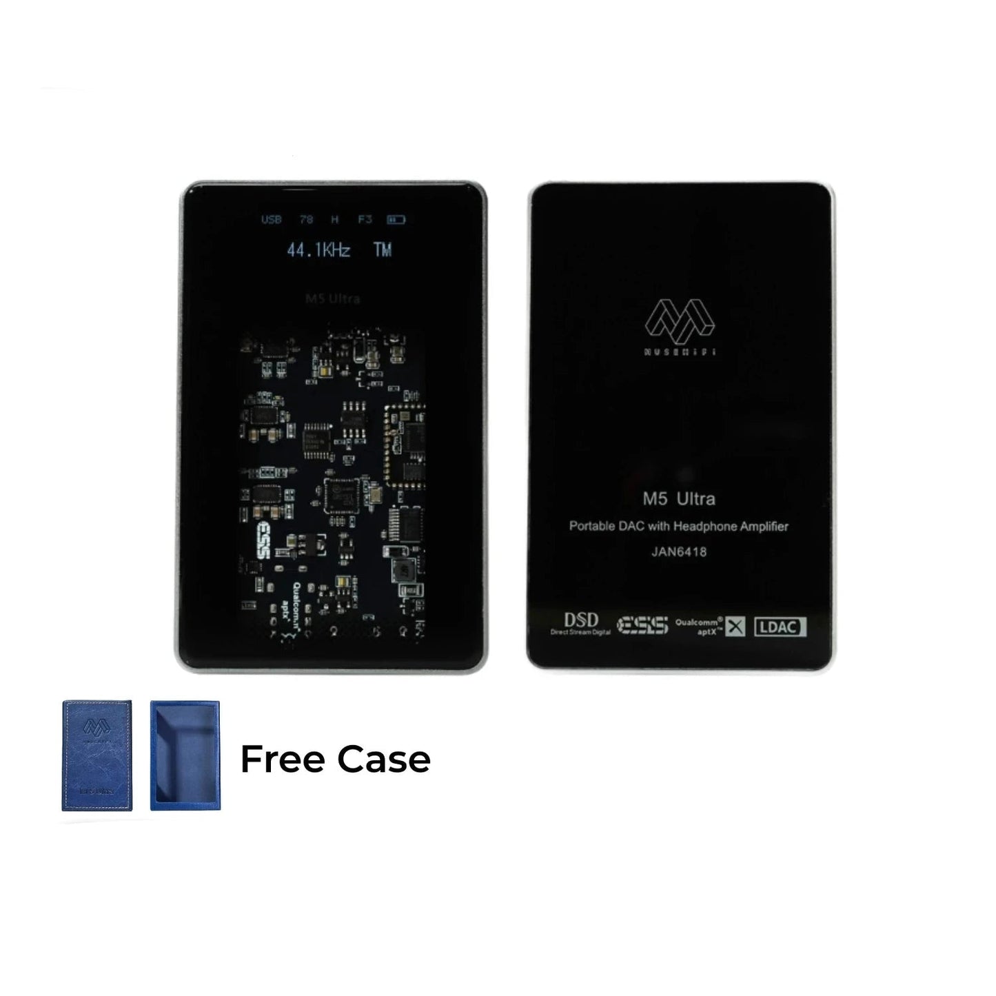 Musehifi M5 Ultra Hi-Res Portable Bluetooth QCC5125 USB DAC & AMP Musehifi M5 Ultra Hi-Res Portable Bluetooth QCC5125 USB DAC & AMP