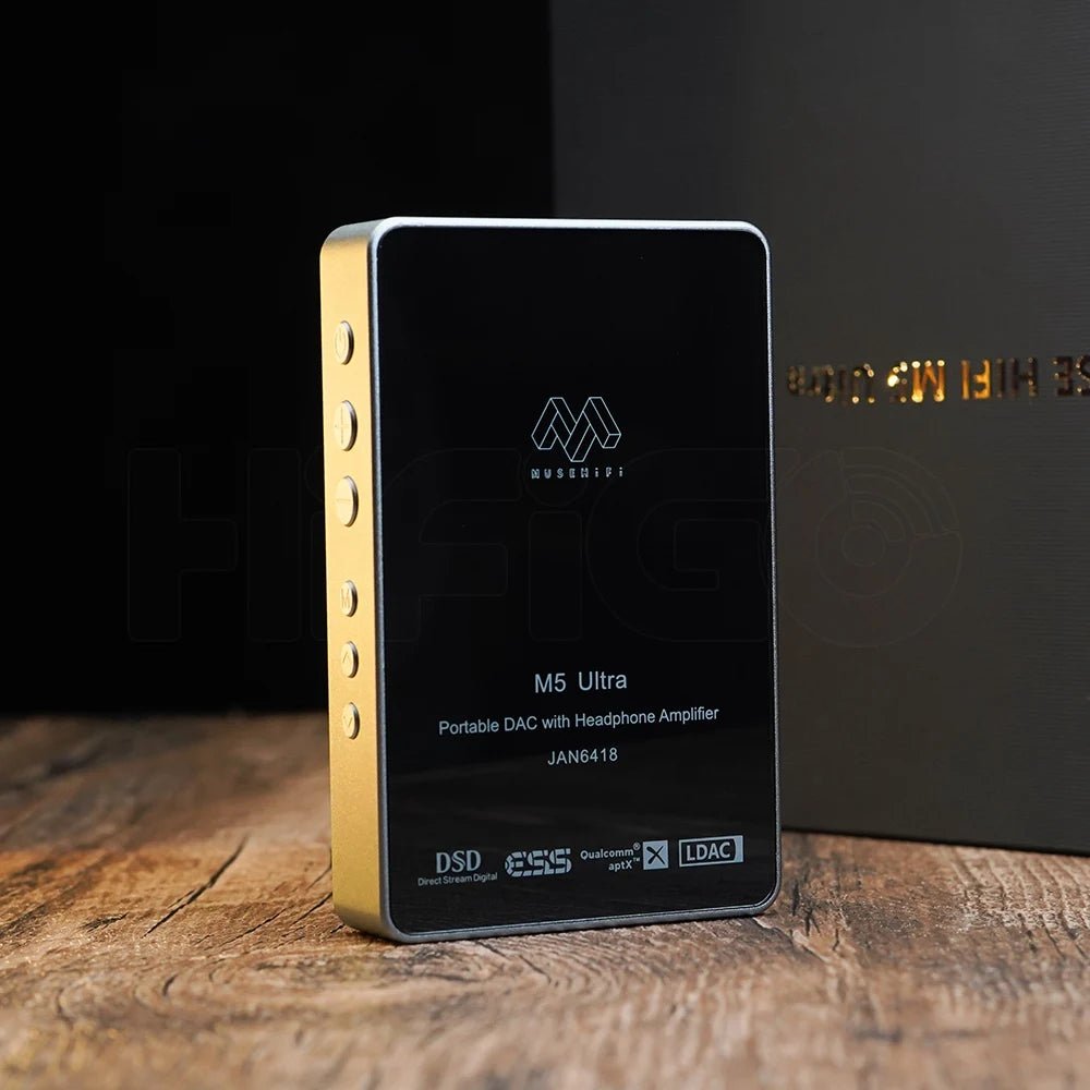 Musehifi M5 Ultra Hi - Res Portable Bluetooth QCC5125 USB DAC & AMP - The HiFi Cat