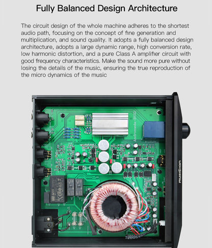 MUSICIAN Andromeda Fully Balanced Pure Class A Headphone Amplifier - The HiFi Cat