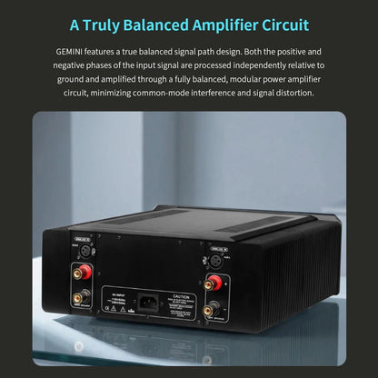 MUSICIAN GEMINI Hifi Power Amplifier | Class AB | Balanced XLR - The HiFi Cat
