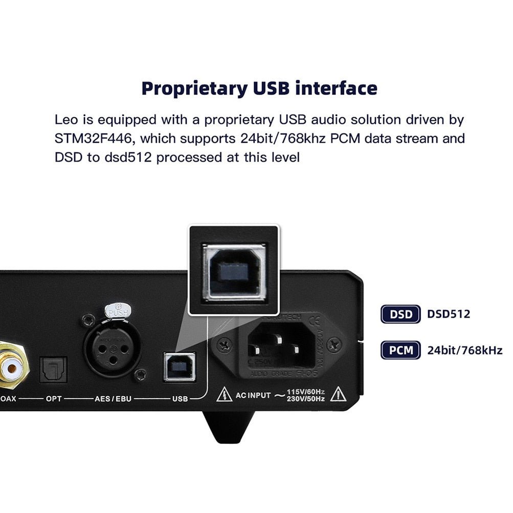 MUSICIAN LEO Thesycon USB ARM STM32F446 Audio Digital Interface - The HiFi Cat